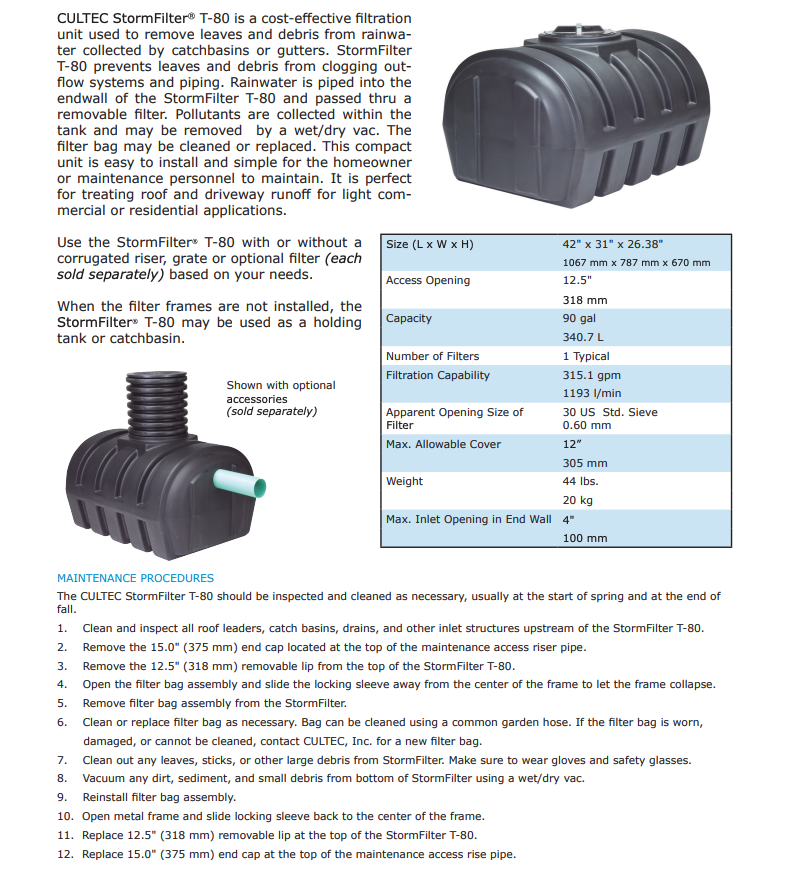 CULTEC StormFilter® T-80 - Image 3